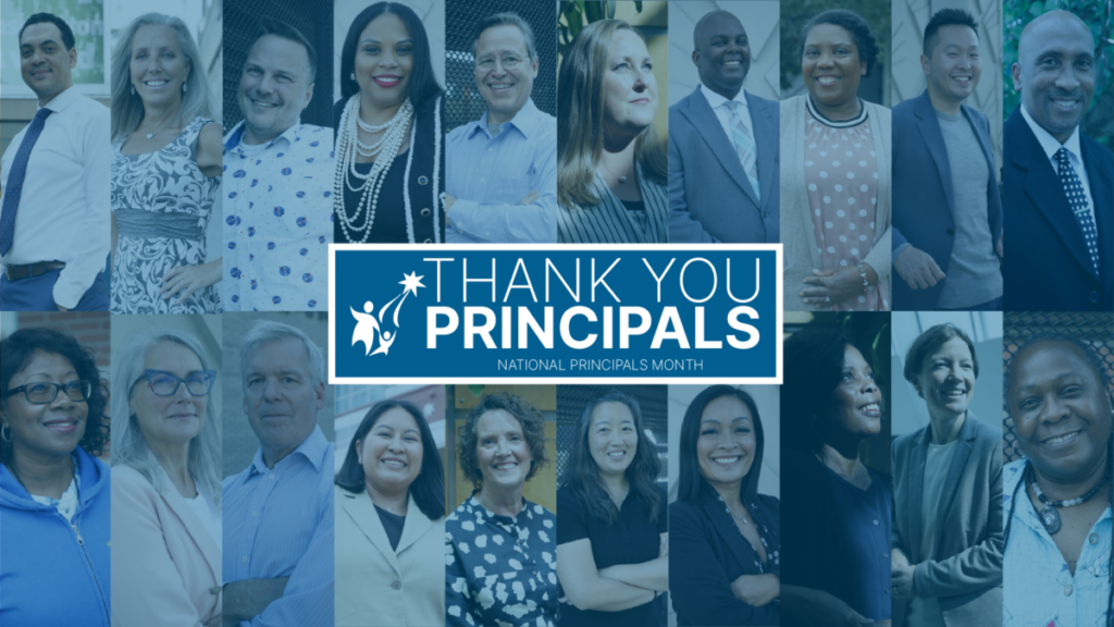 Principals of the Month Collage including Abby Hunt