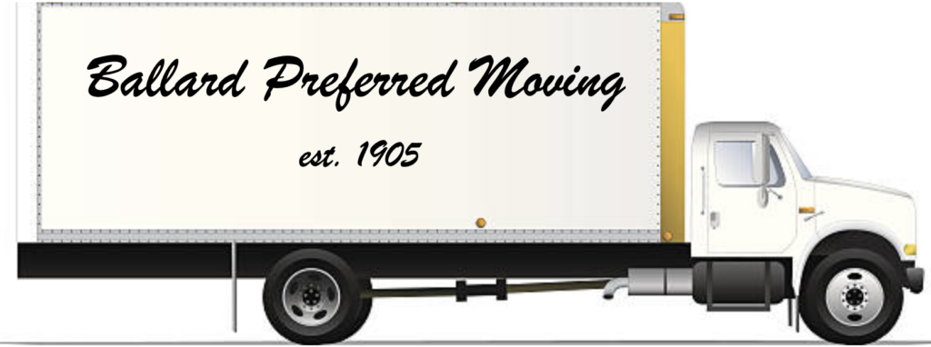 Moving Truck with Ballard Preferred Moving est. 1905