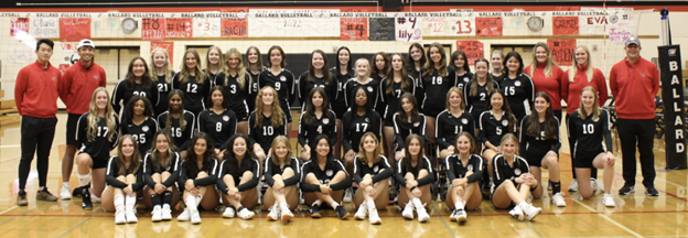 BHS Volleyball Team and Coaches