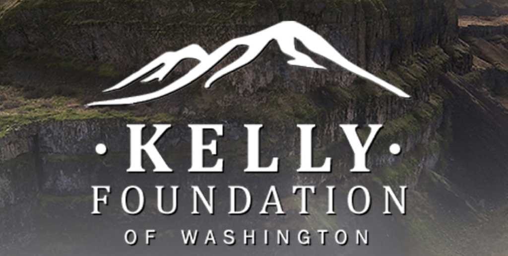 Mountain Logo with text Kelly Foundation of Wa
