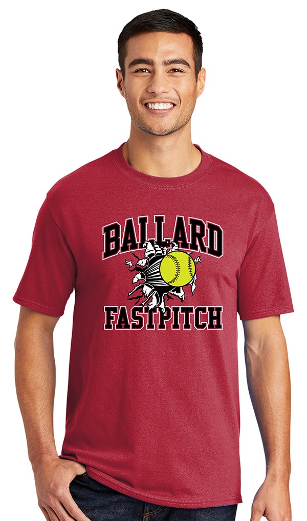Fastpitch Softball Red T-shirt