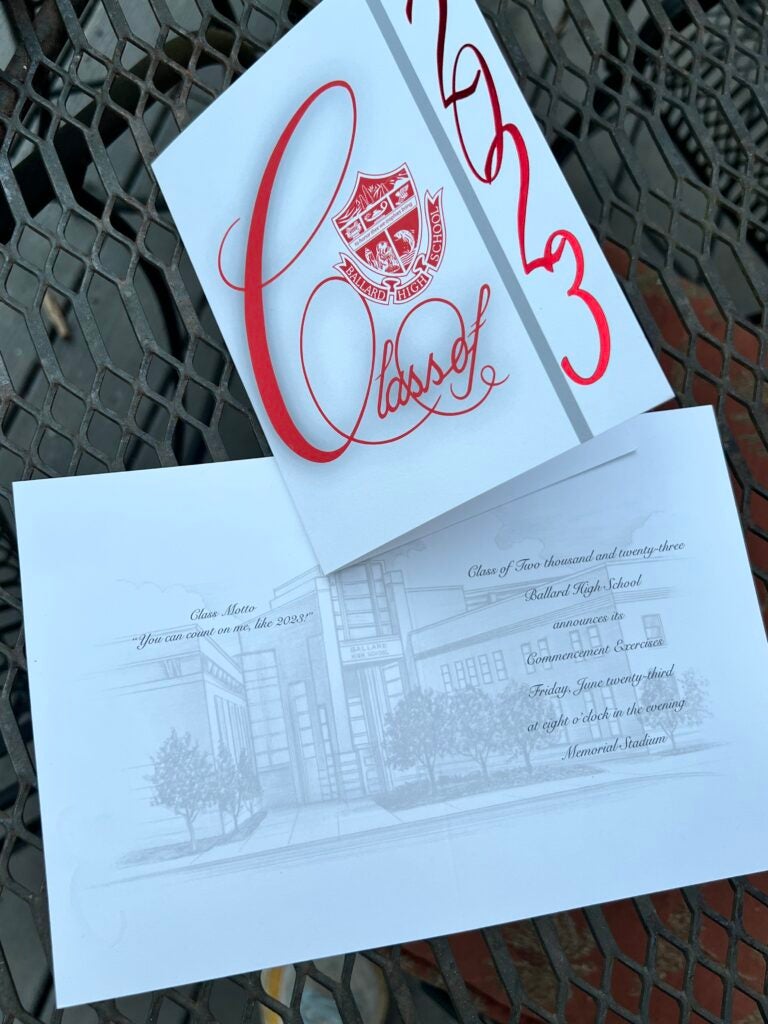 BHS Graduation Program with June 23, 2023 and Logo
